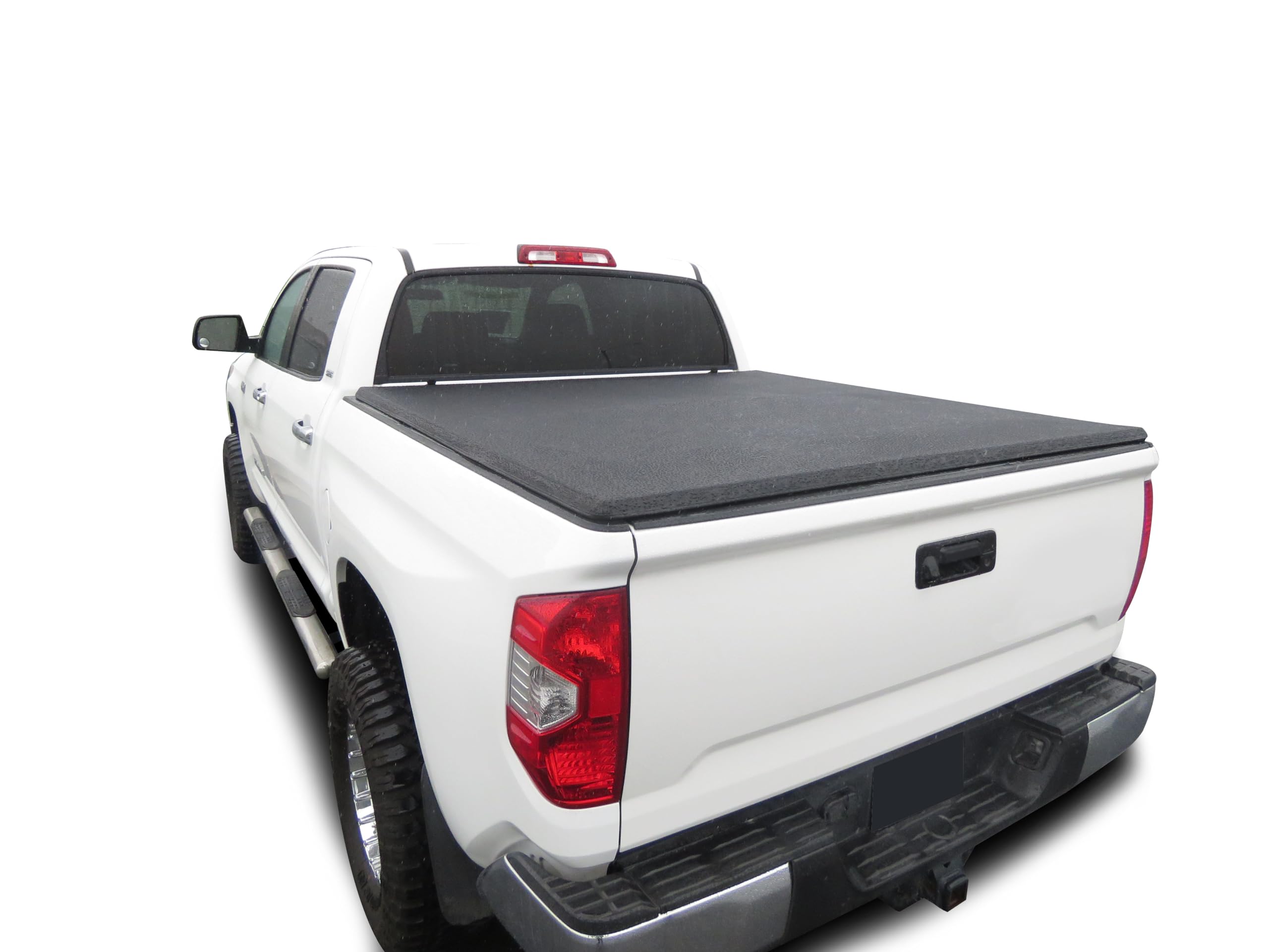 Premier Black Horse Soft Trifold Truck Bed Tonneau Cover Compatible with 2022-2024 Toyota Tundra 5.6ft Bed-PRS-TO22