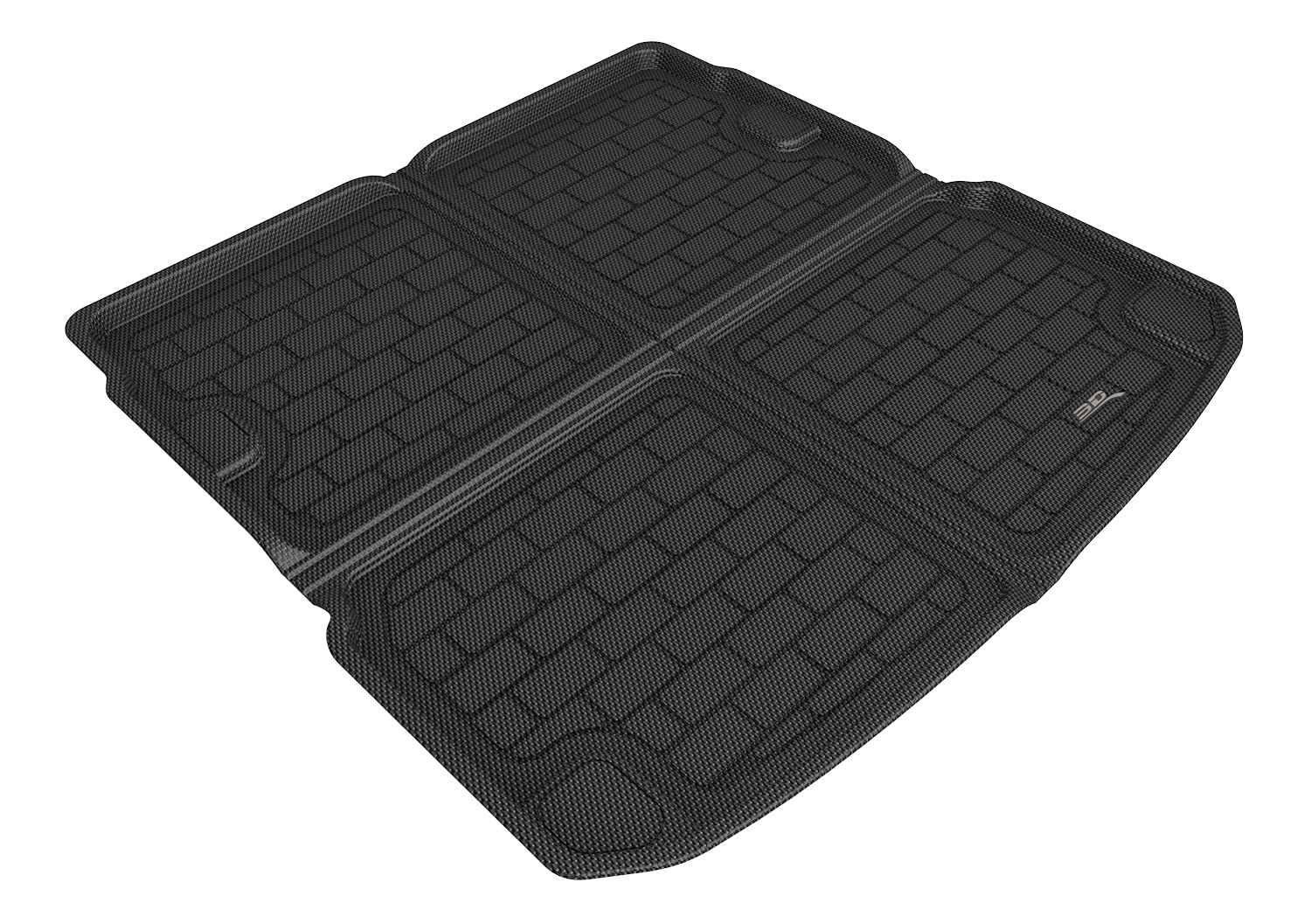 3D MAXpider Kagu Custom Fit Cargo Liner (Black) Compatible with Audi E-TRON/E-TRON S 2019-2023 - Cargo Liner