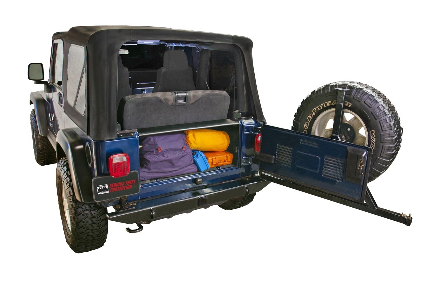Cargo Enclosure - Tuffy Security Products | Standard for Jeep Wrangler TJ | 1997-2006