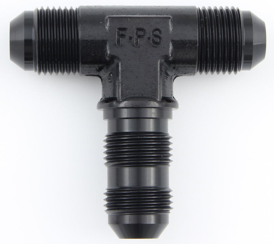 Size (-8) Black Fragola 483408-BL Bulkhead Tee Fitting