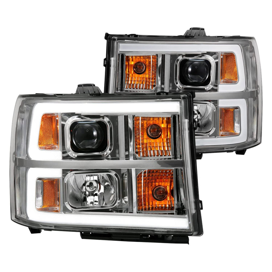 111483 ANZO USA Projector Headlamps Fits GMC Sierra 1500, Multicoloured