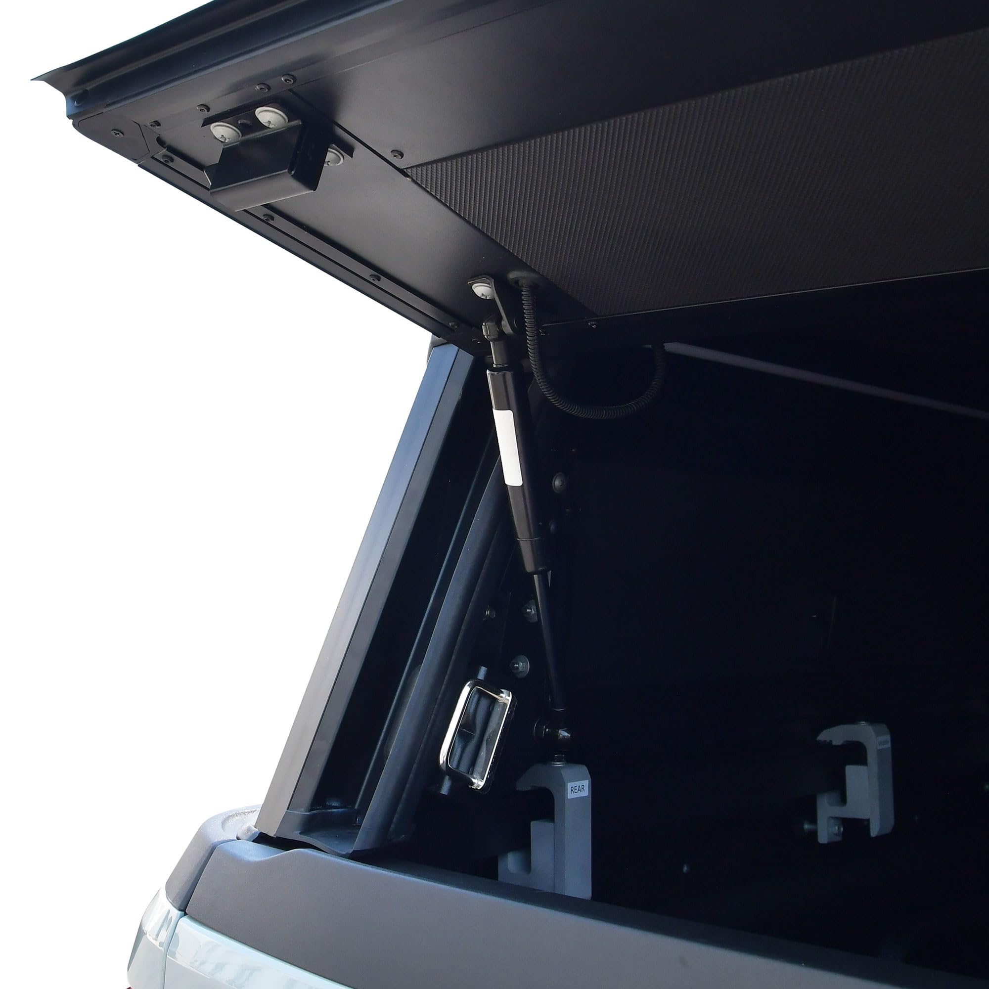 EXP Truck Cap Westin 16-14795 with Solid Front Glass fits 2022-2024 Maverick Matte Black