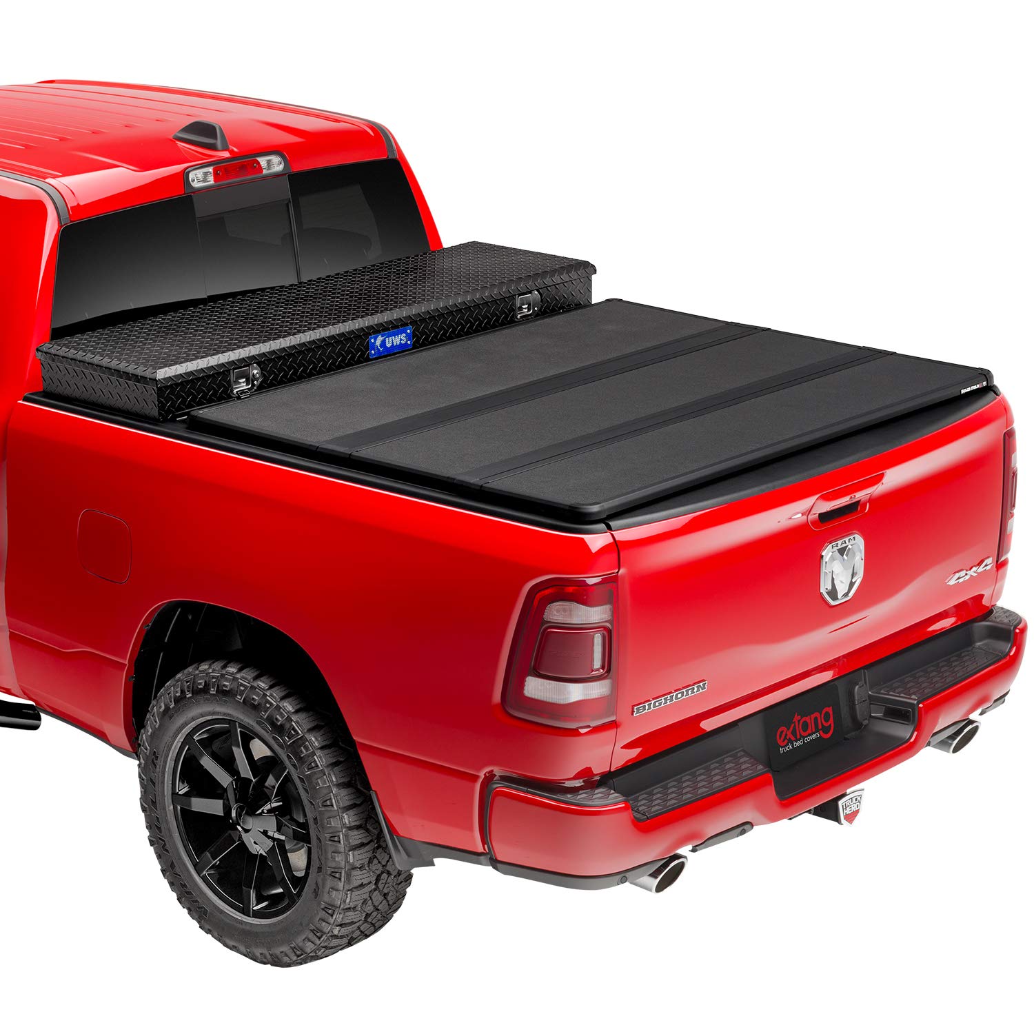 Extang RealTruck Solid Fold 2.0 Toolbox Hard Folding Truck Bed Tonneau Cover | 84473 | Fits 2022-2026 Toyota Tundra w/and w/o Rail System 6' 7" Bed (78.7")