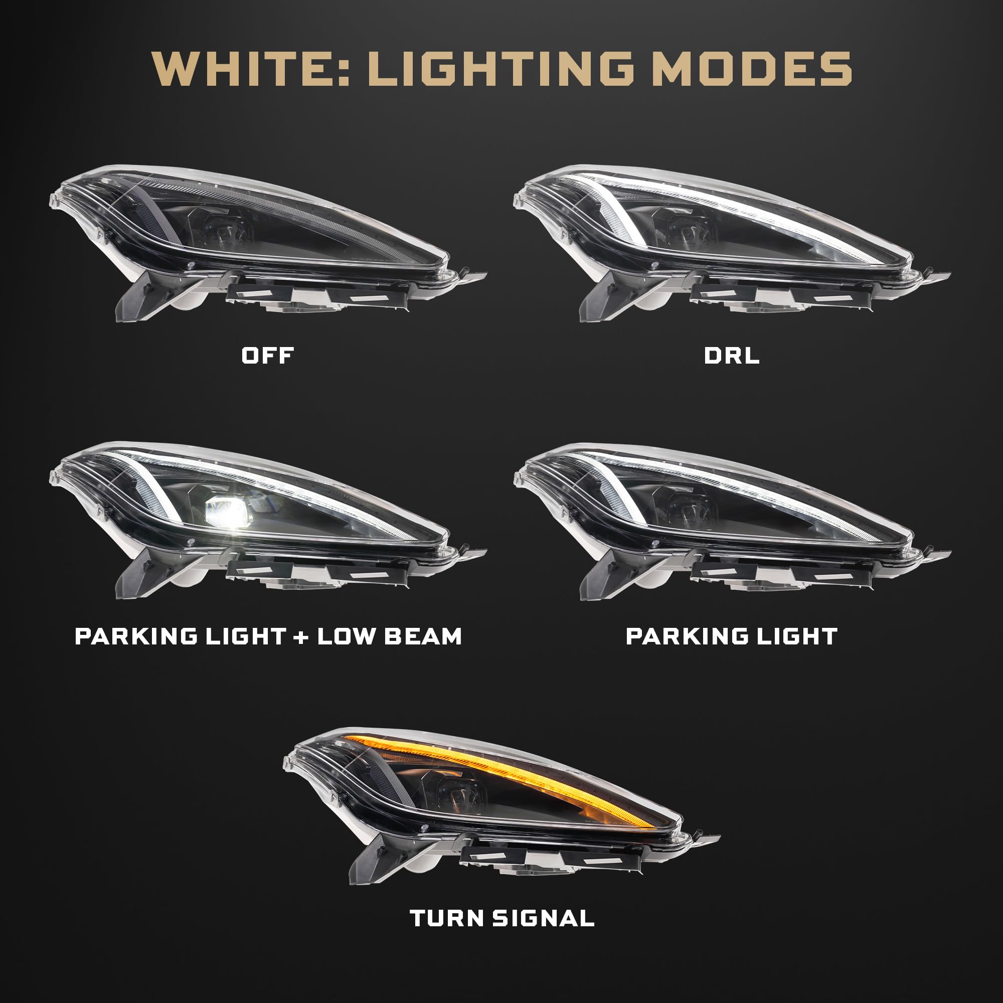 Morimoto Gen 2 XB LED Headlights for Chevrolet C7 Corvette (LF779)