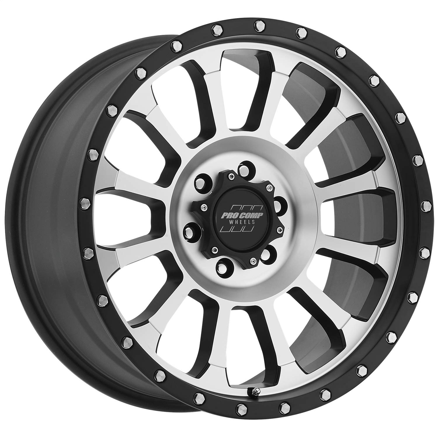 Xtreme Alloys Pro Comp Wheels 3534-2983 Black/Machined Finish