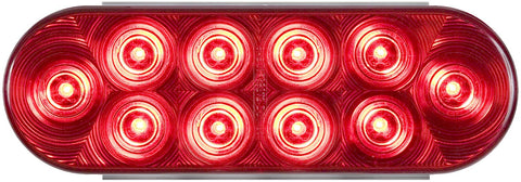 10D LED Tail Light, 6" Grommet Mount