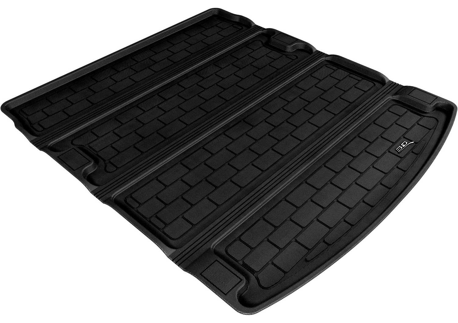 3D MAXpider Kagu Custom Fit Cargo Liner (Black) Compatible with Audi A6 Sedan (C7) 2012-2018 / S6 (C7) 2013-2018 - Cargo Liner