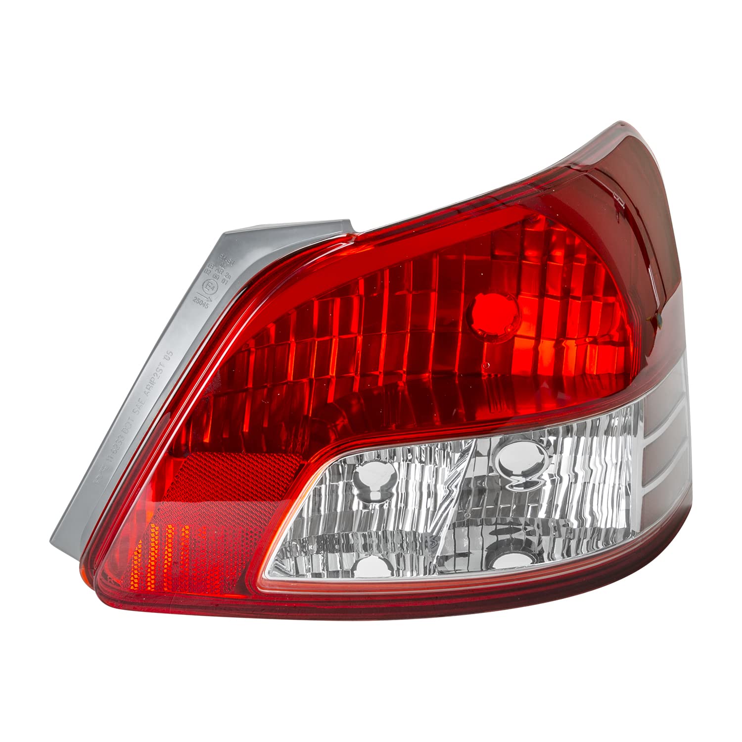 Right TYC Tail Light Assembly Compatible with 2007-2012 Toyota Yaris