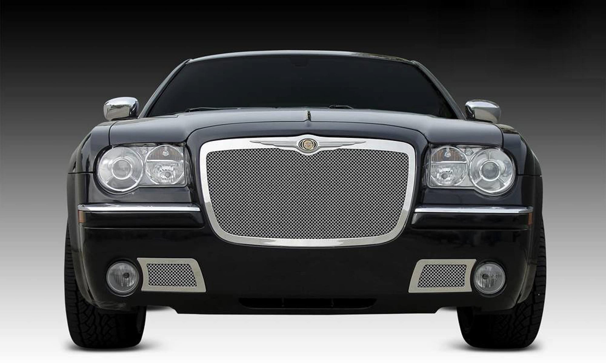 Upper Class T-Rex 54471 Small Mesh Stainless Polished Finish Replacement Grille for Chrysler 300