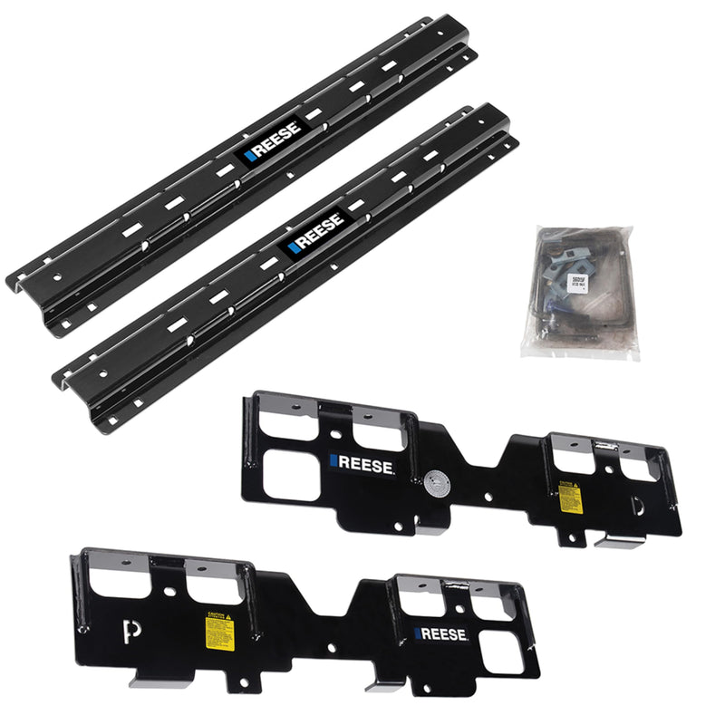 Reese Fifth Wheel Hitch Mounting System 56015-53 Custom Install Kit, Outboard, Compatible with Select Chevrolet Silverado : GMC Sierra