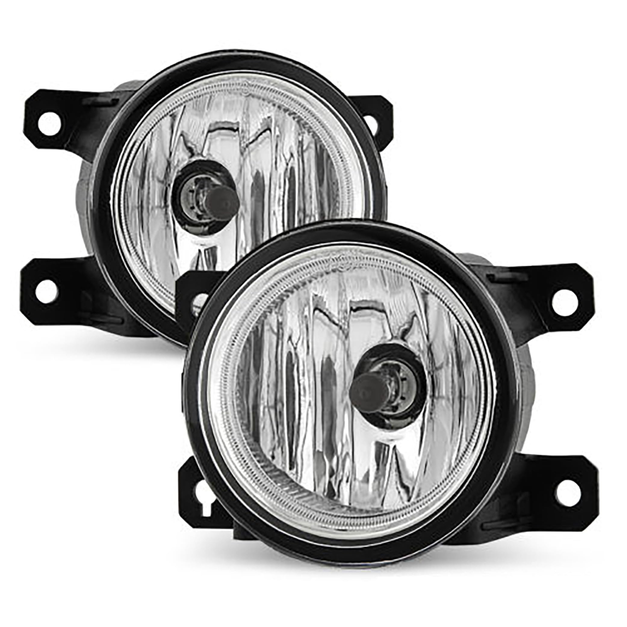 OEM Replica Black Horse Fog Light Clear Compatible with 2016-2017 Honda Pilot-HD880OE
