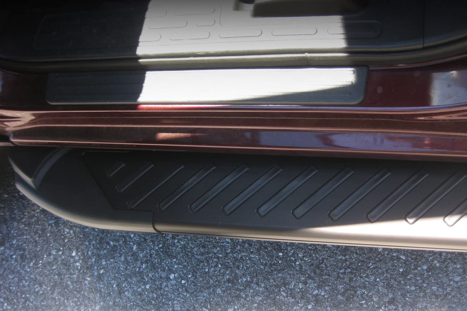 Black RAL-T Romik Running Board for Honda 62100419