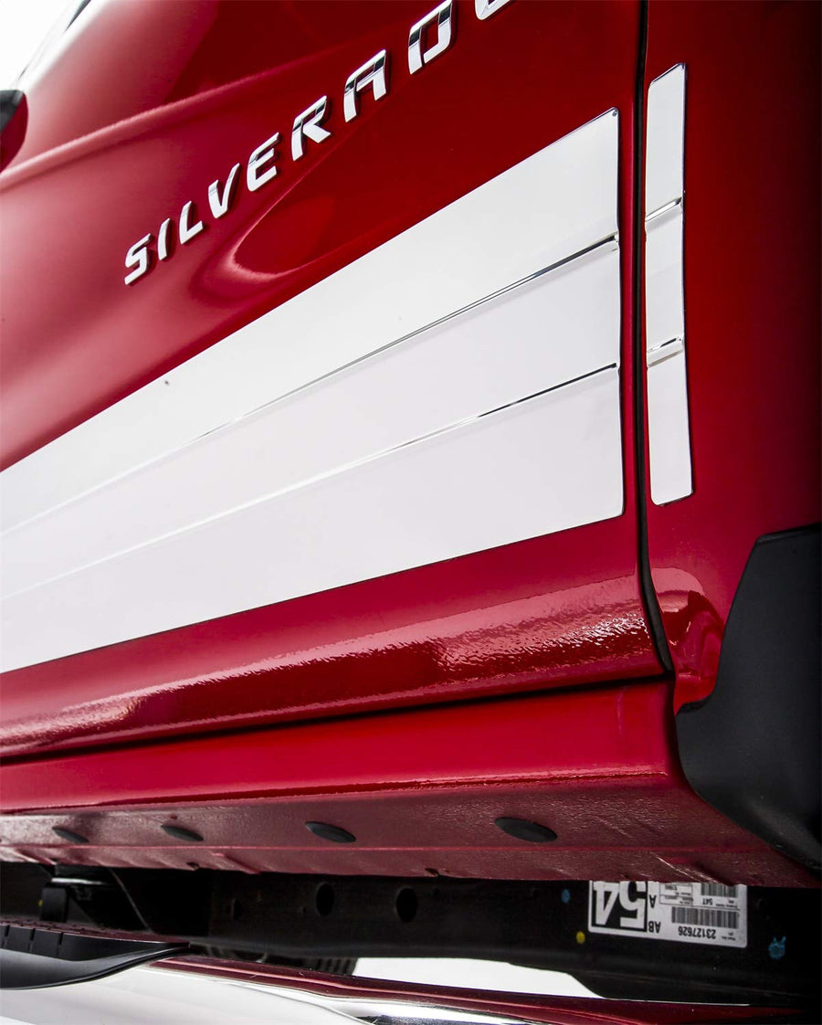 Rocker Panel Molding ICI SE-T2285-304M Silverado 1500 Crew Cab 5.8 Bed W/Body Side Molding