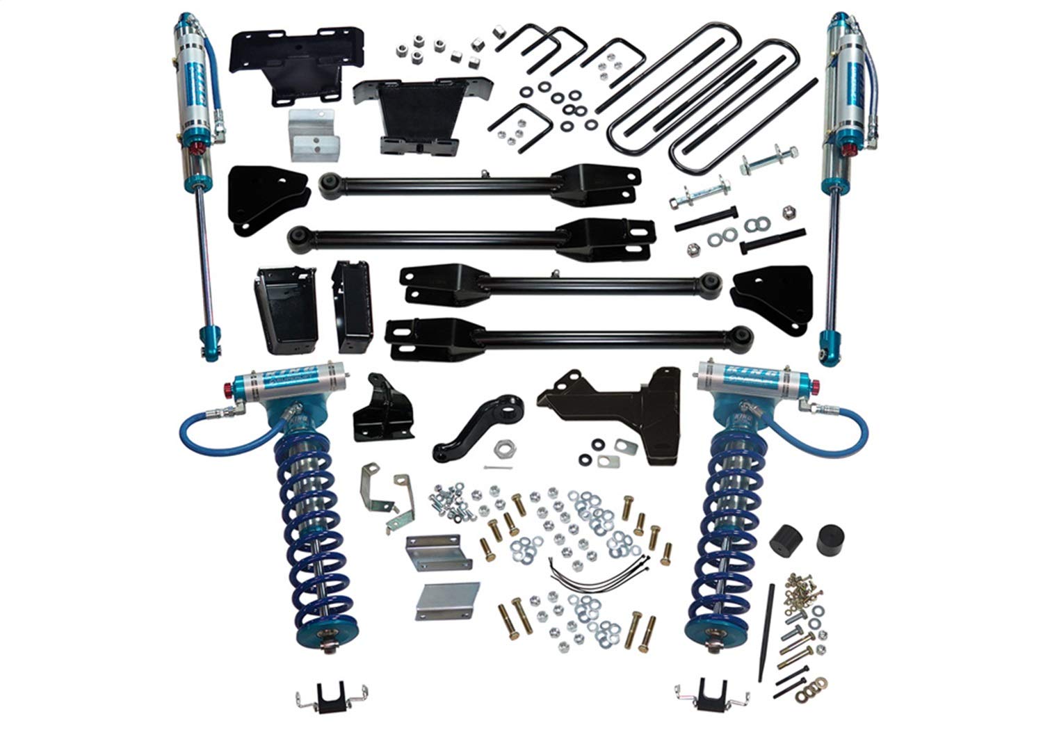 SUPERLIFT SUSPENSION RealTruck 6" Lift Kit for Ford F-250/F-350 | Complete Lift Kit with King 2.0 Coilovers and 4-Link Arms | K237KG | Fits 2011-2016 Ford F-250 / F-350 4WD