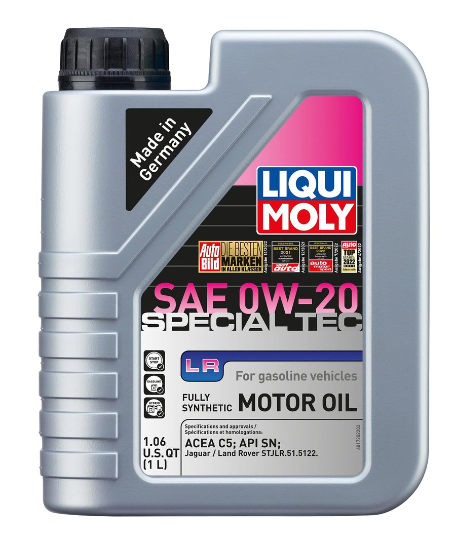 LIQUI MOLY SAE 0W-20 Special Tec LR | 1 L | Fully synthetic engine oil | SKU: 20408