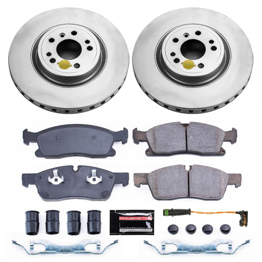 Power Stop Z23 Evolution Sport Geomet Coated Brake Kit For Mercedes-Benz GLE300d, Mercedes-Benz GLE350, Mercedes-Benz ML350, Mercedes-Benz ML [Model Specific]