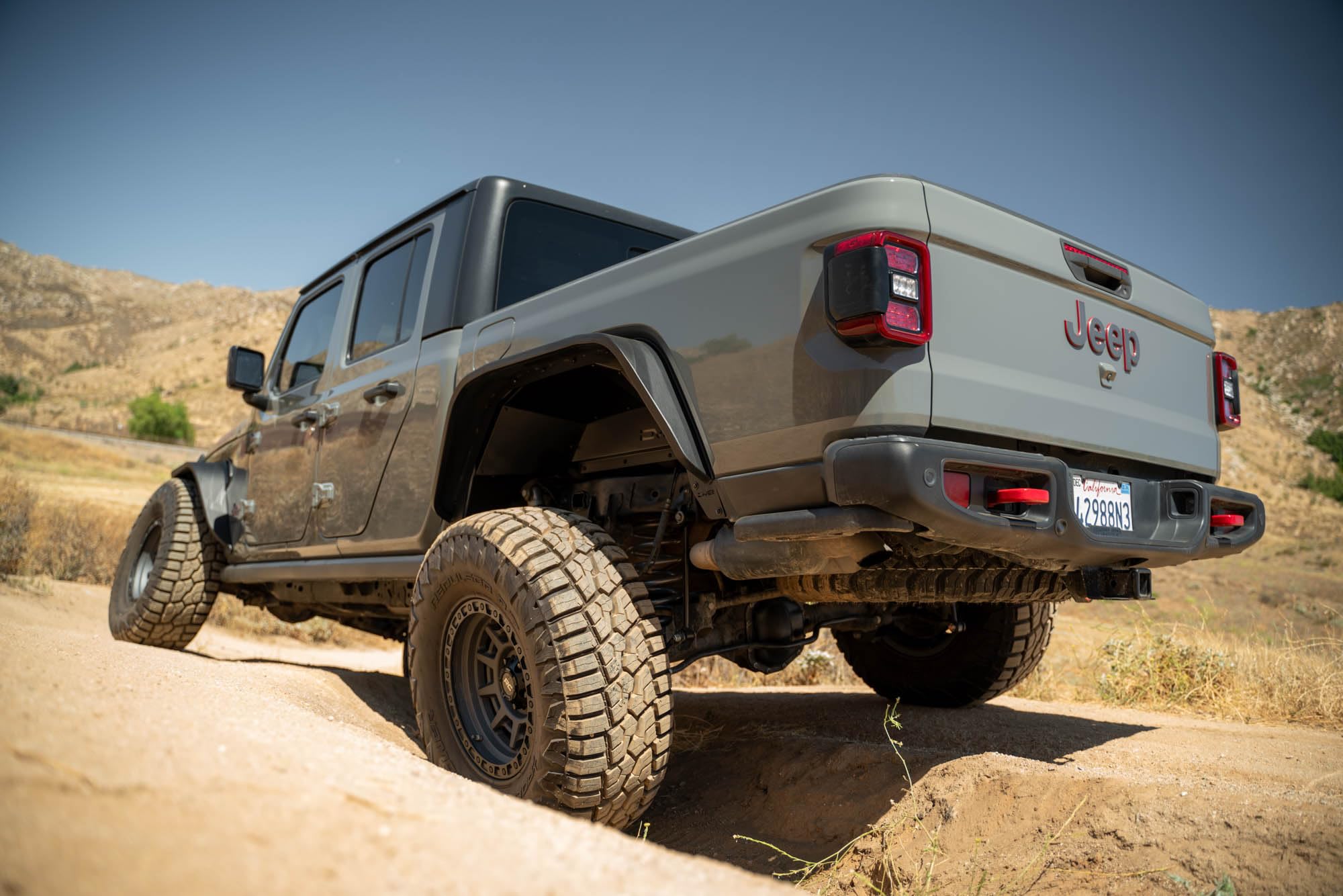 Rear Inner Fenders DV8 for 2020-2025 Jeep Gladiator JT | Protects Vital Components Near Rear Fender Compartment | Durable Lightweight Aluminum Construction | Bolt-On Installation | Powder Coated
