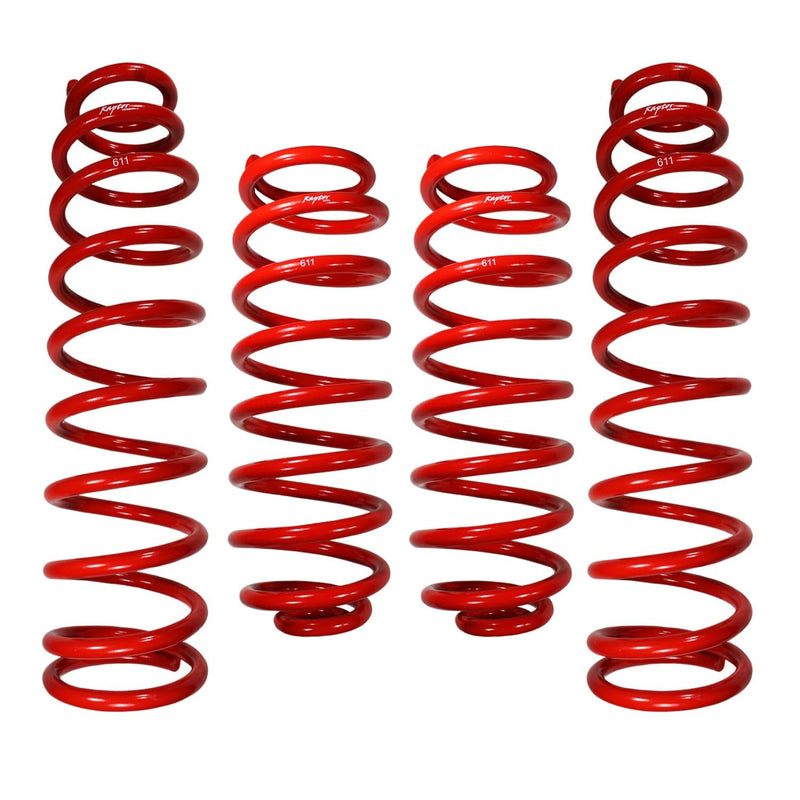 RSO 07-18 Jeep Wrangler JK/JKU 4-Door 170107-404500 Front and Rear Coil Springs Red E-Coated 2.5in Lift