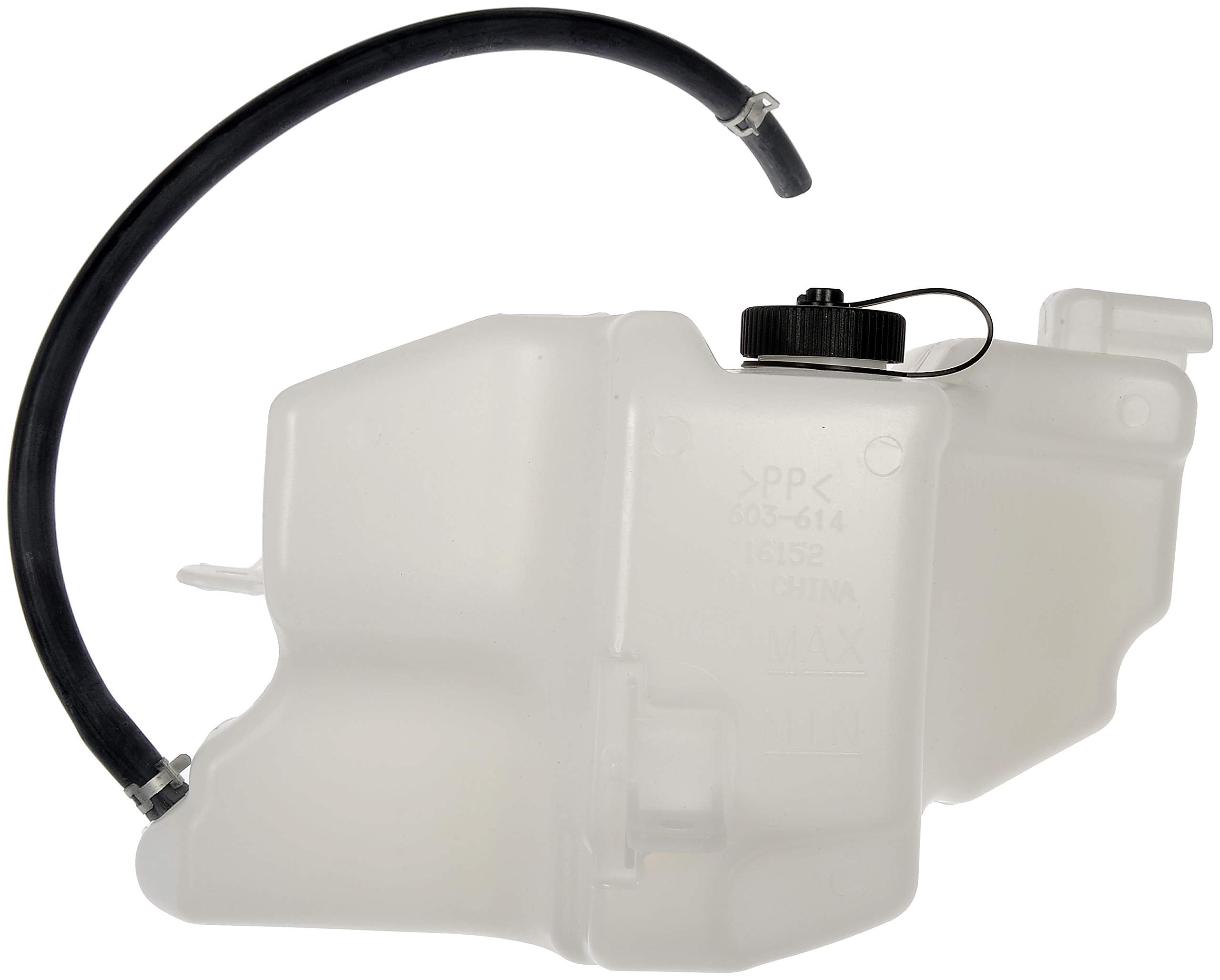 Dorman Front Non-Pressurized Coolant Reservoir 603-614 with Cap Compatible with Select Nissan Models