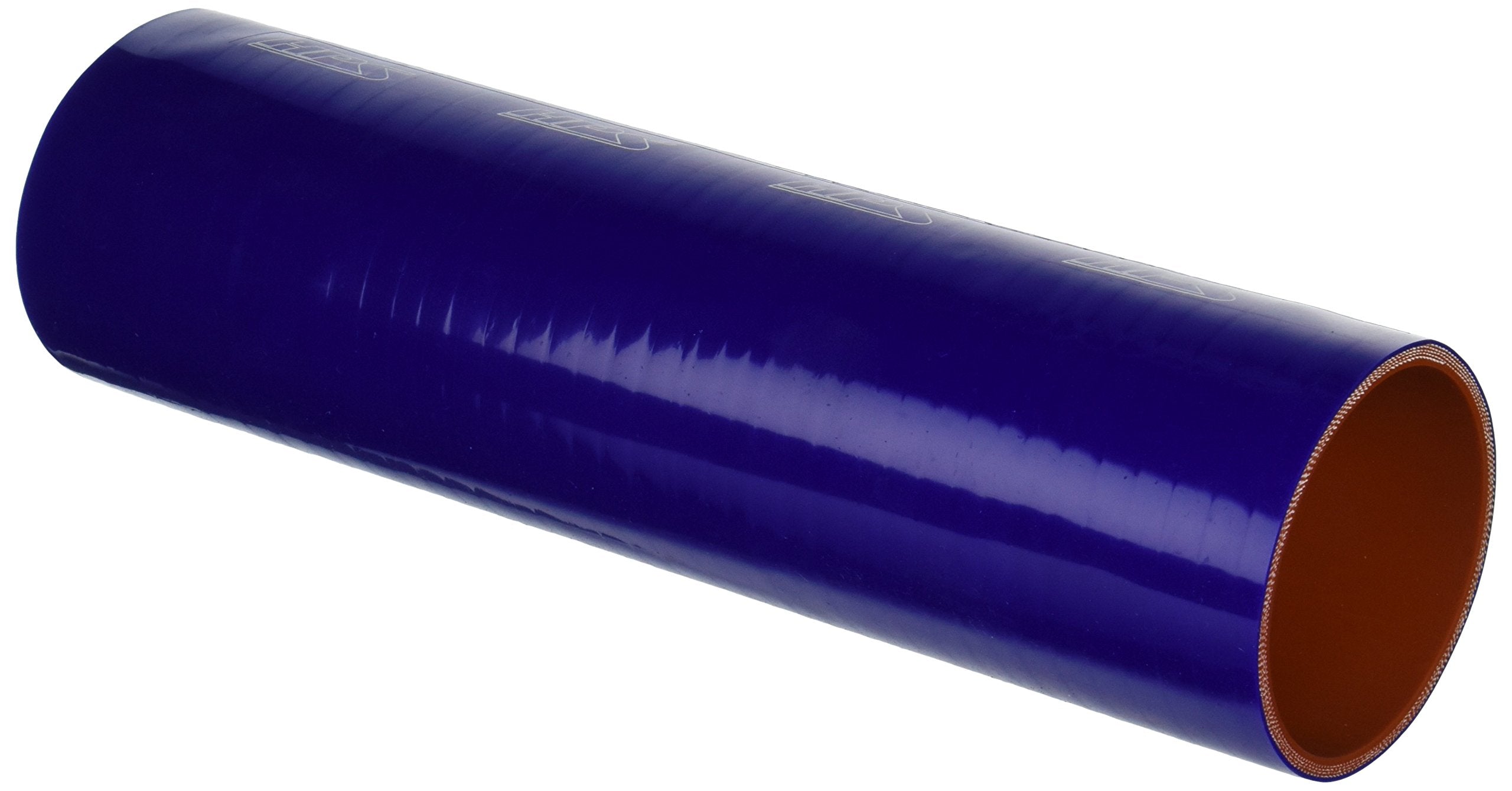 HPS Silicone HTST-300-BLUE High Temperature 4-ply Reinforced Tube Coupler Hose, 50 PSI Maximum Pressure, 12" Length, 3" ID, Blue