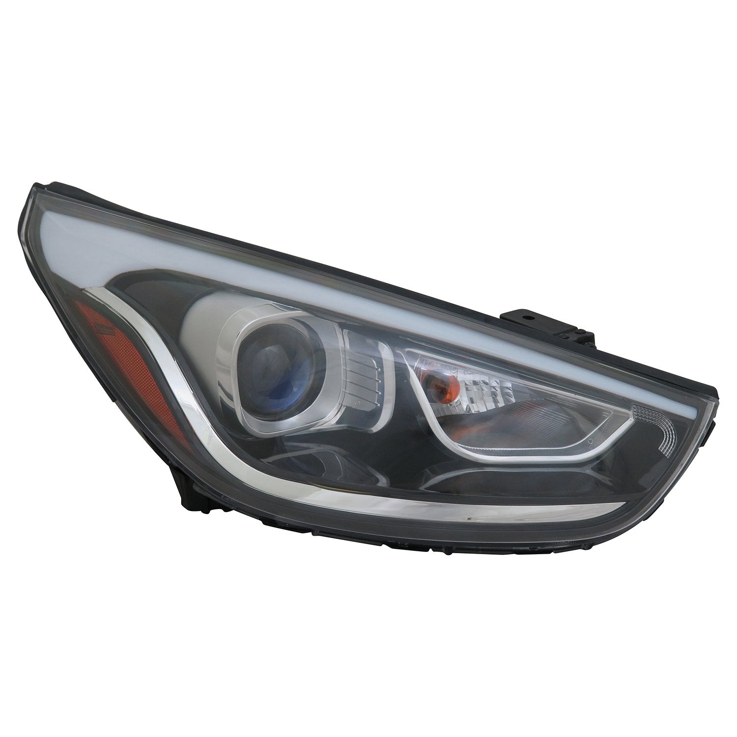 Right TYC Headlight Assembly Compatible with 2014-2015 Hyundai Tucson