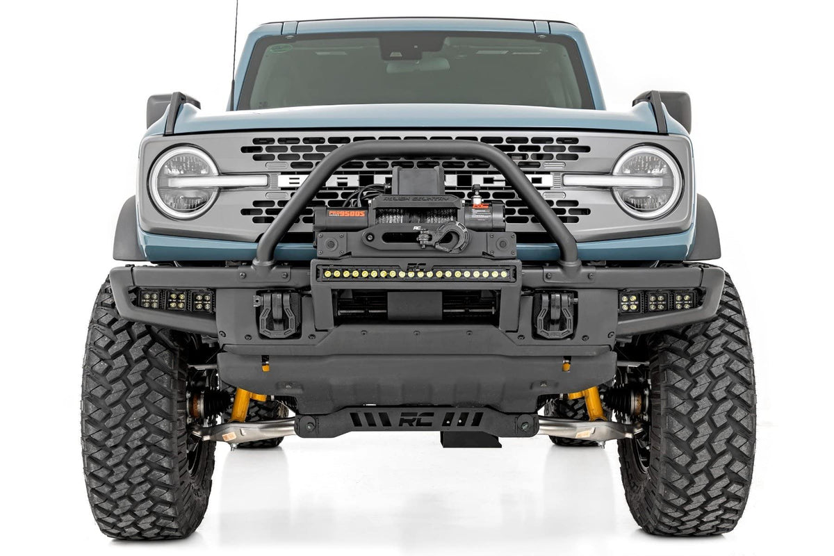 Rough Country Winch Mount LED for 2021-2024 Ford Bronco | PRO9500S - 51095