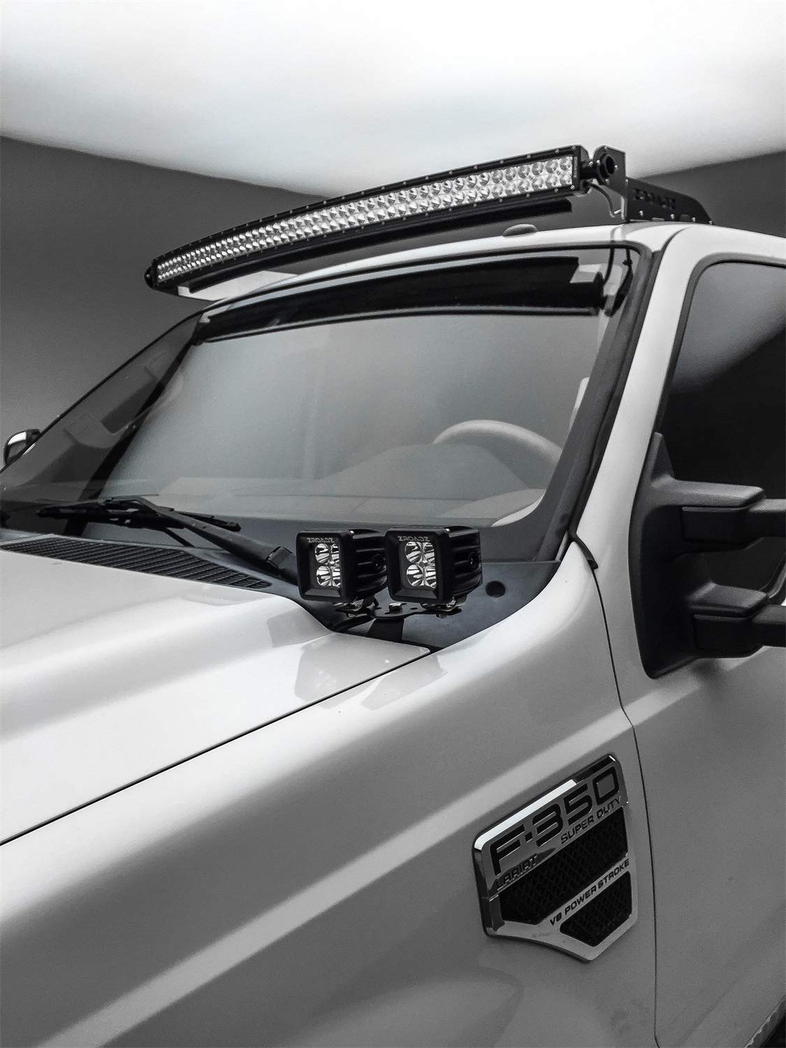 ZROADZ LED Pod Light Kit Z365462-KIT4 (A-Pillar 4), Black
