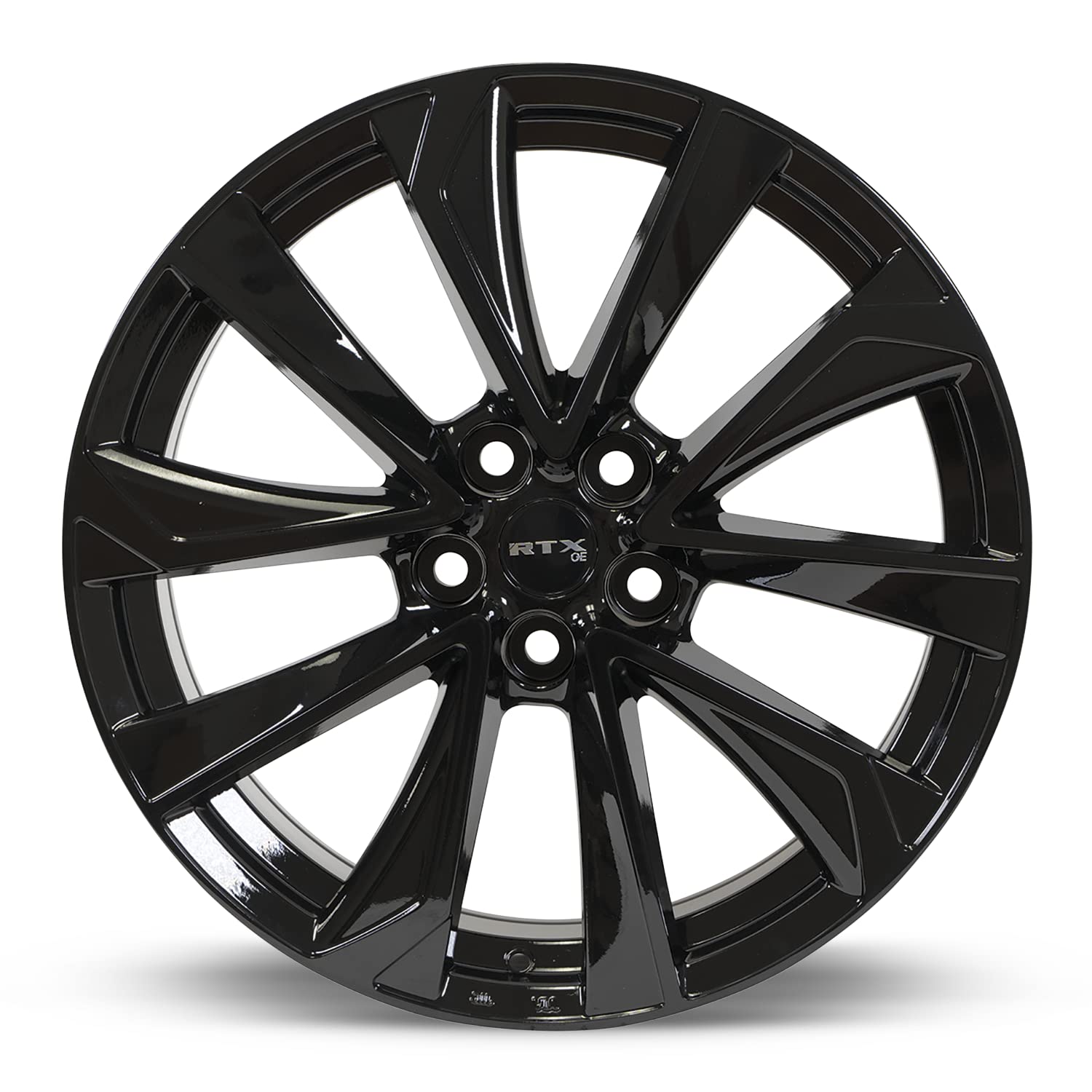 Custom RTX Wheel - 18x7.5, 45 Offset, 5x114.3 Bolt Pattern, 60.1mm Hub - Gloss Black Rim