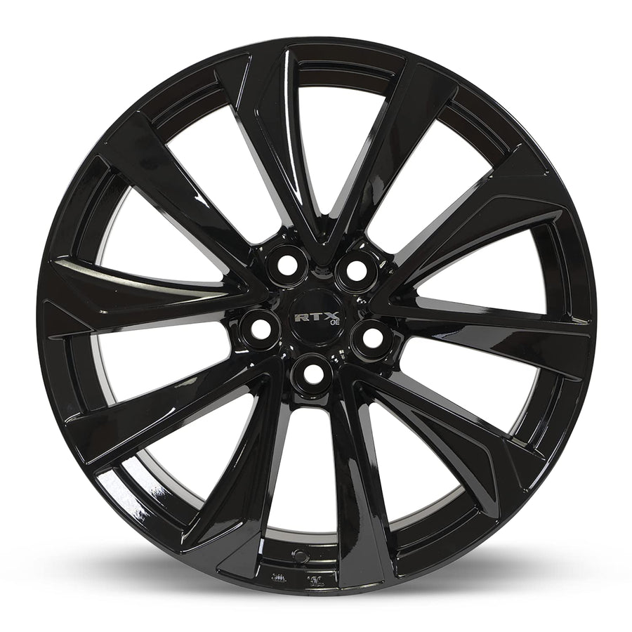 Custom RTX Wheel - 18x7.5, 45 Offset, 5x114.3 Bolt Pattern, 60.1mm Hub - Gloss Black Rim