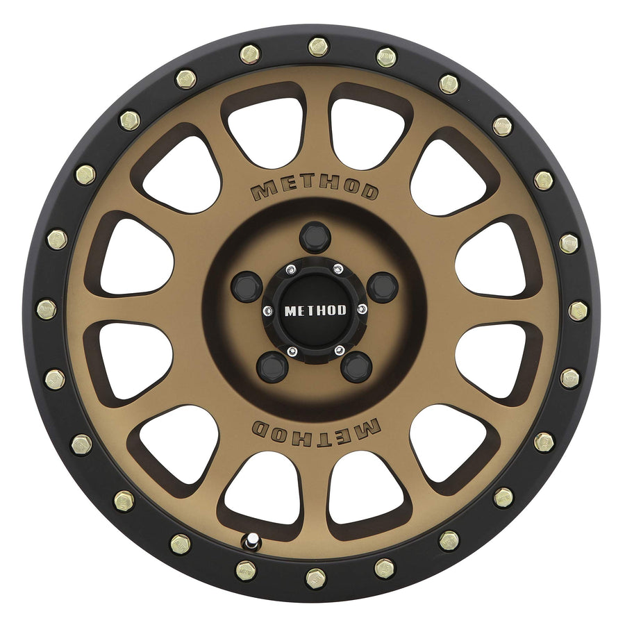 Method Race Wheels 305 NV 18x9" Method Bronze/Black Street Loc 5x150", 25mm offset 6" Backspace, MR30589058925