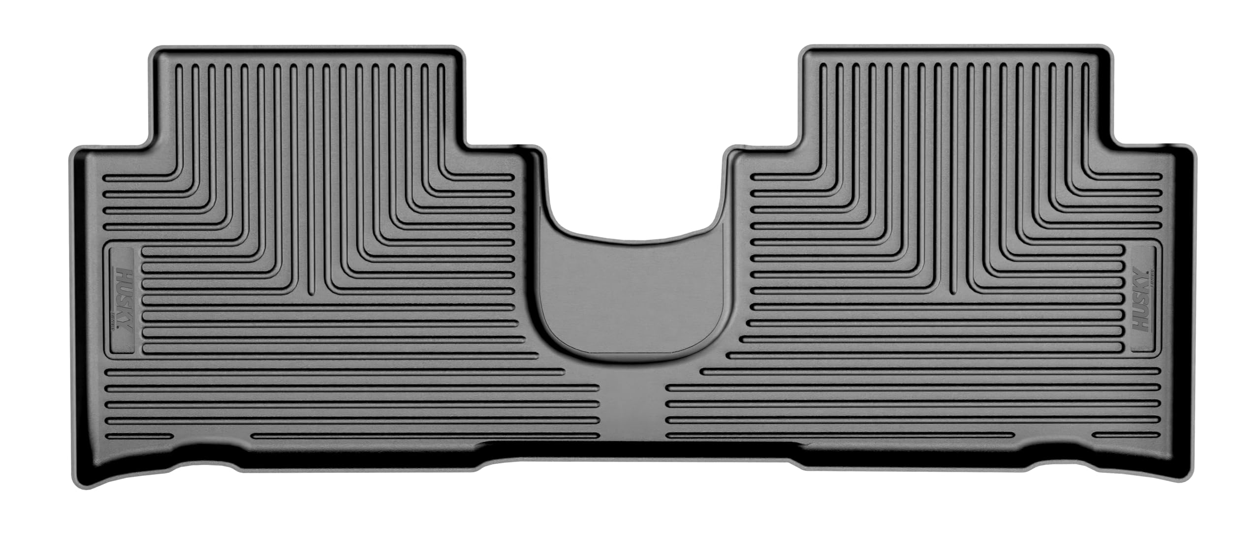 Husky Liners Floor Mats X-act Contour | Fits 2022-2024 Hyundai Ioniq 5 (Models w/Sliding Center Console) | 2nd Row, 1-pc Black - 78421