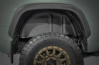 Rear Wheel Well Liners Rough Country for Toyota Tundra 2WD/4WD (2022-2025) - Heavy-Duty Rear Fender Liners for Mud & Debris Protection, Made in USA