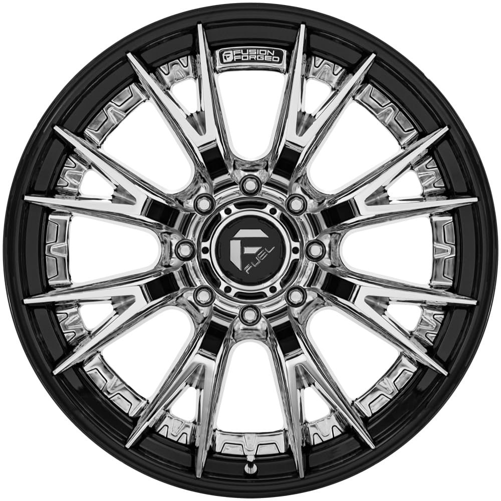 FUEL OFF-ROAD FC402 22X12 CATALYST 8X170 4.77-44mm CHROME WITH GLOSS BLACK LIP - FC402PB22128744N