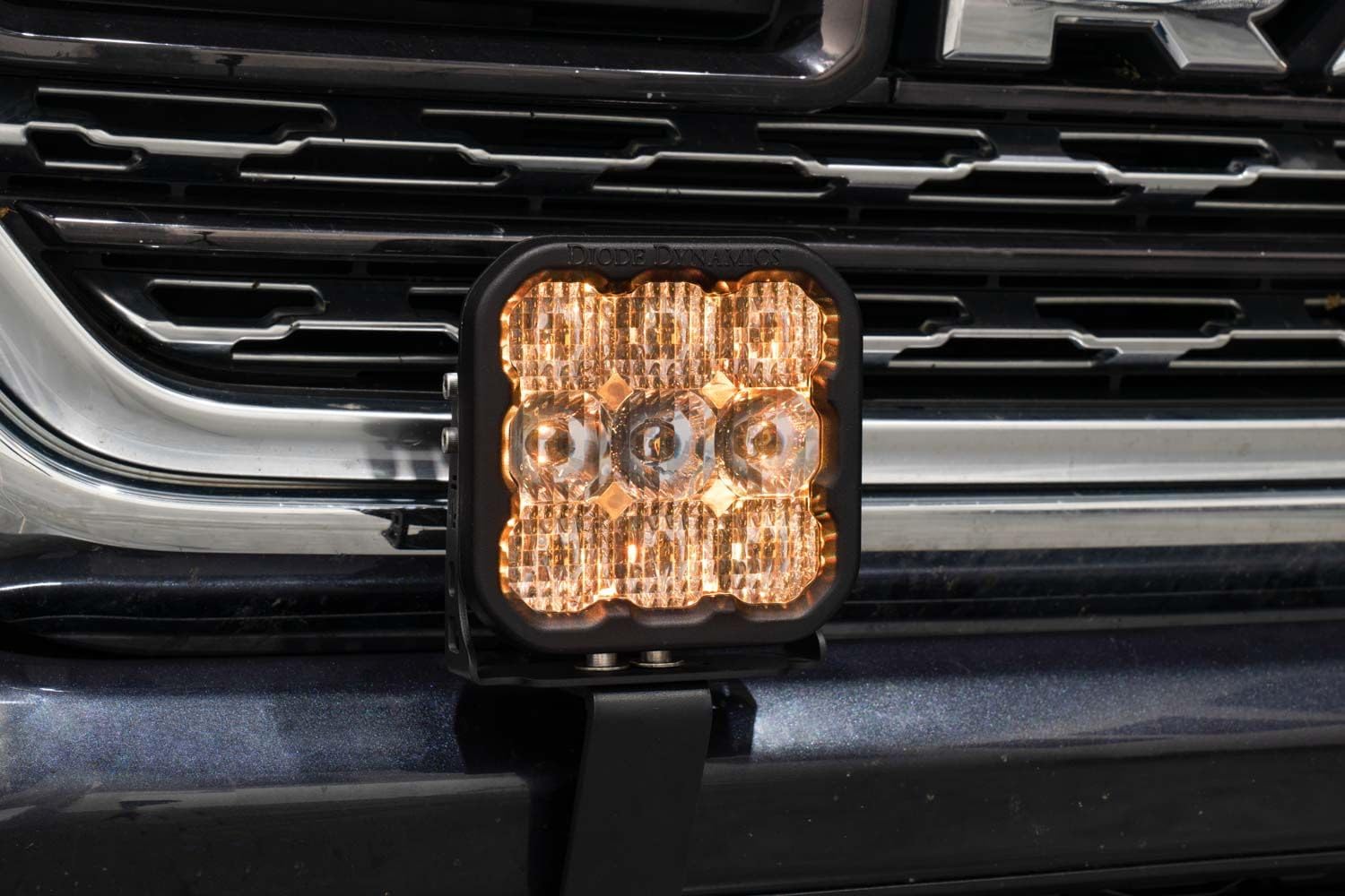 SS5 Bumper LED Pod Light Kit Diode Dynamics for 2019-Present Ram, Sport Yellow Combo
