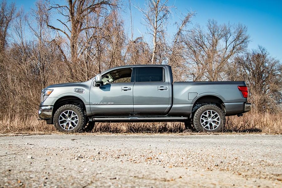 2" Rough Country Lift Kit for 2016-2024 Nissan Titan XD | Anodized Red - 868RED