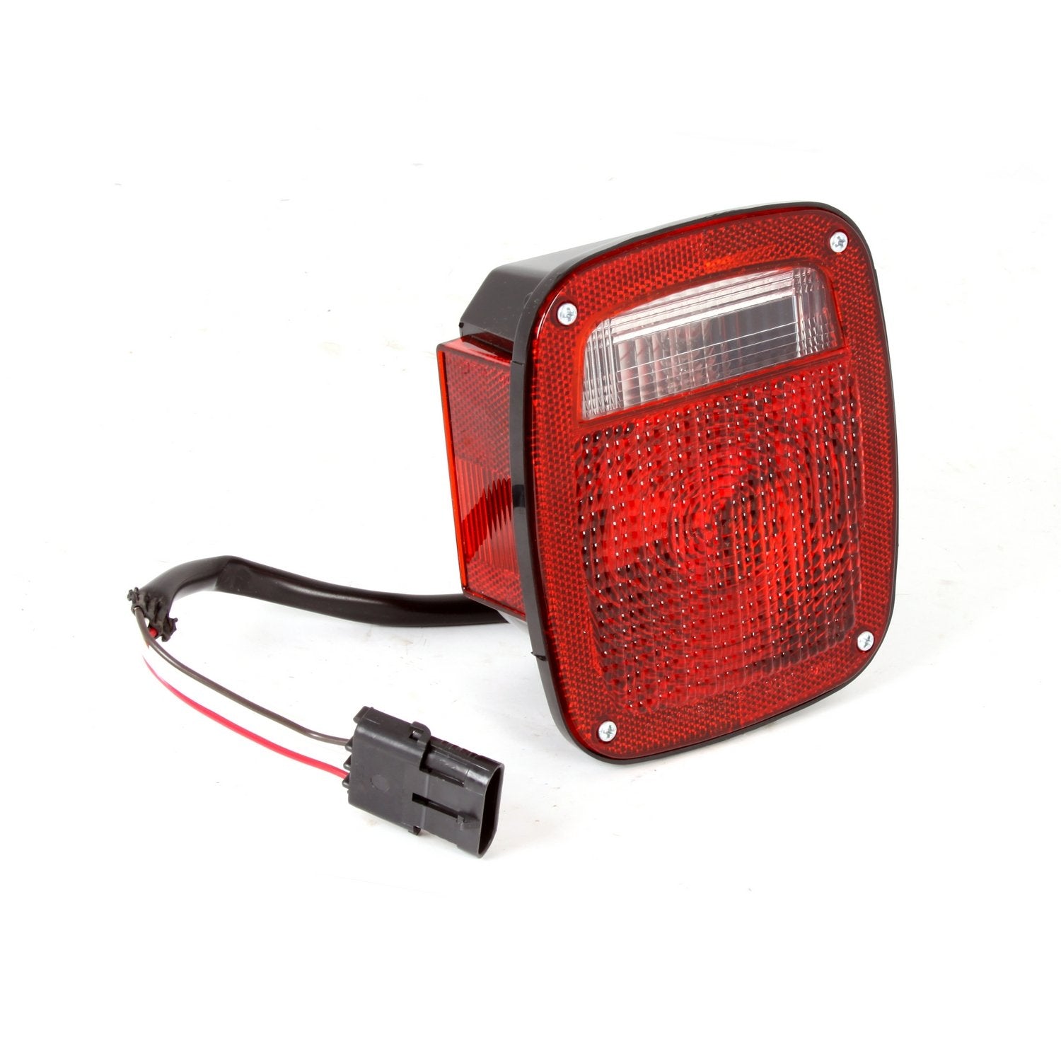 Tail Light Assembly, Left, Black Housing | Omix-Ada 12403.47 | OE Reference: 56018649AC | Fits 1998-2006 Jeep Wrangler TJ