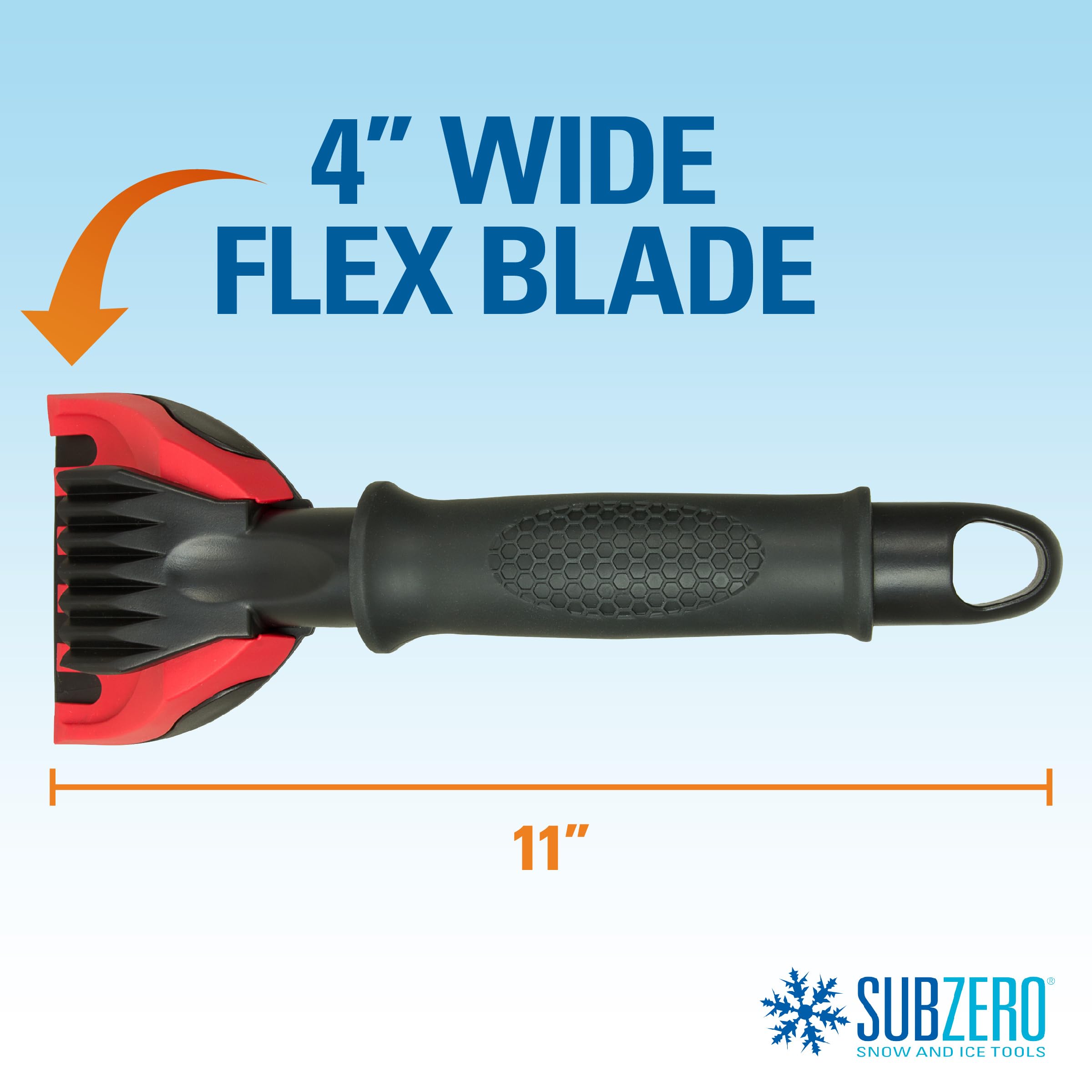 11" Yellow Subzero Polar Vortex Scraper 14120Y