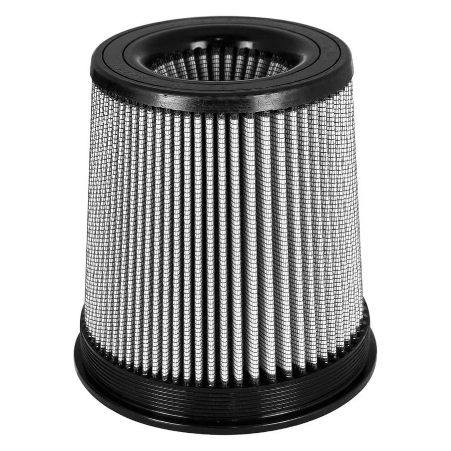 Momentum Intake Replacement Air Filter aFe POWER w/Pro DRY S Media - 3.875" Inlet, 9" Tall - #21-91079