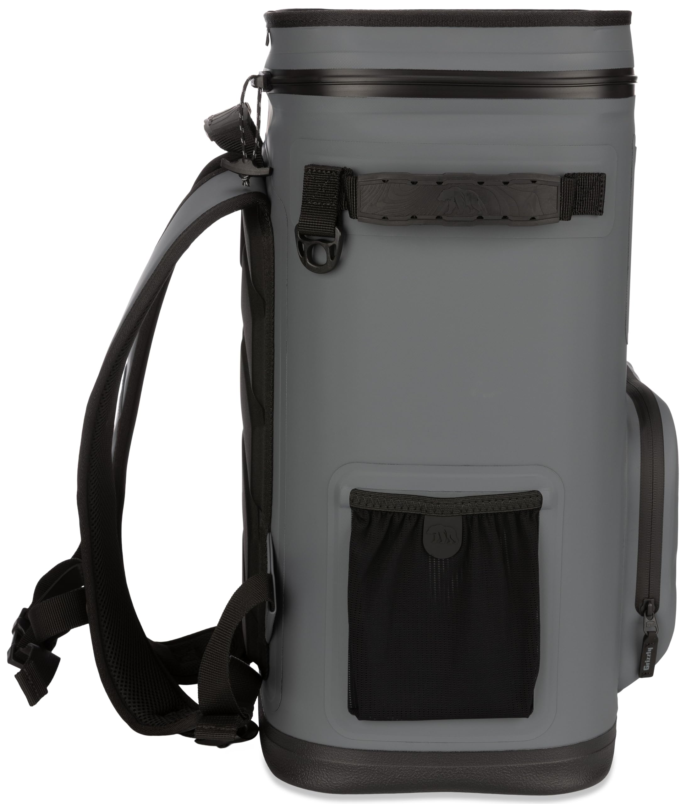 Drifter 24 Grizzly Backpack Cooler, Insulated for Beach Boat Camping Fishing Hunting, 24- Quart Capacity, Stealth Gray