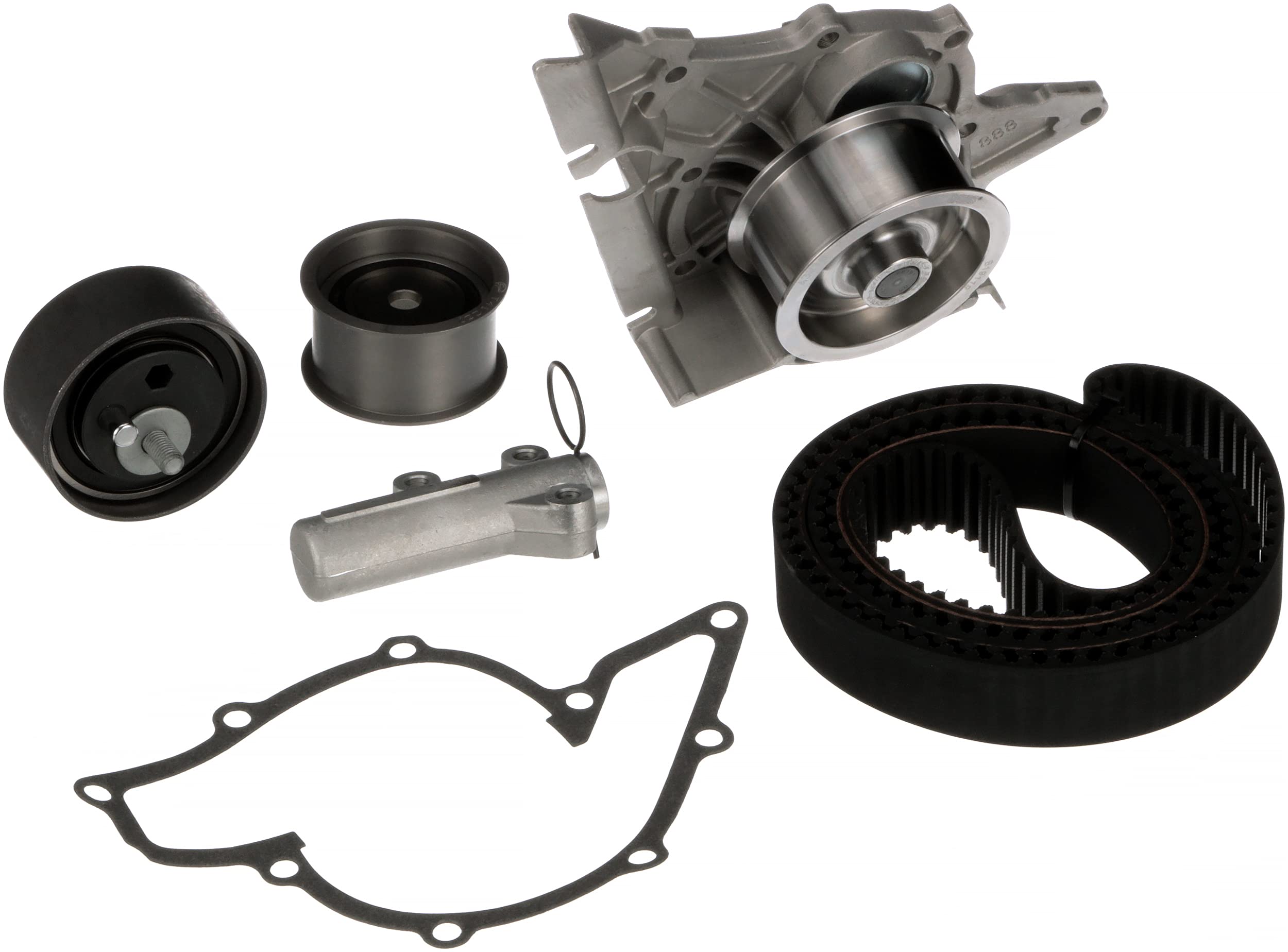 Gates Power Grip TCKWP297 Premium Timing Component Kit with Water Pump (Tckwp)