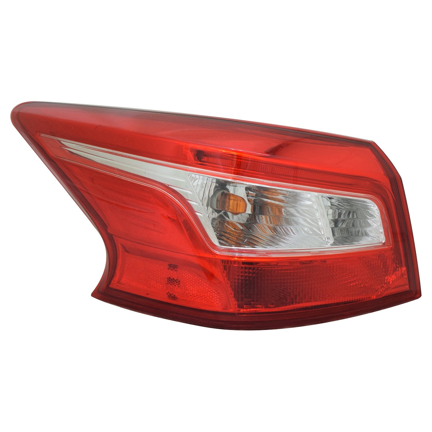 Left TYC Tail Light Assembly Compatible with 2016-2019 Nissan Sentra