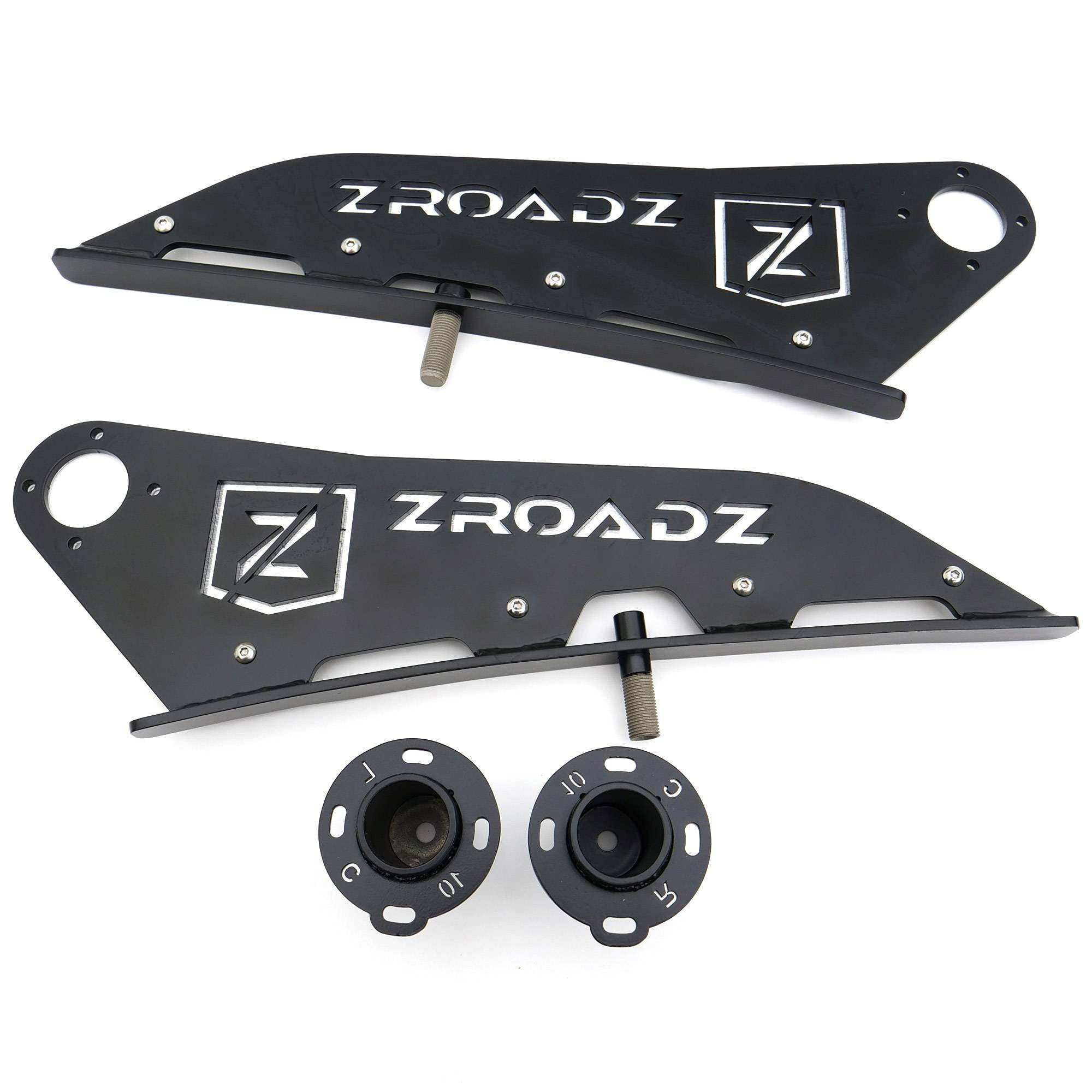 ZROADZ LED Front Roof Mounting Bracket - Compatible w/ 2005-2022 Toyota Tacoma - to Mount (1) 40 Inch ZROADZ or similar style Curved Light Bar (Not Included) - PN #Z339401