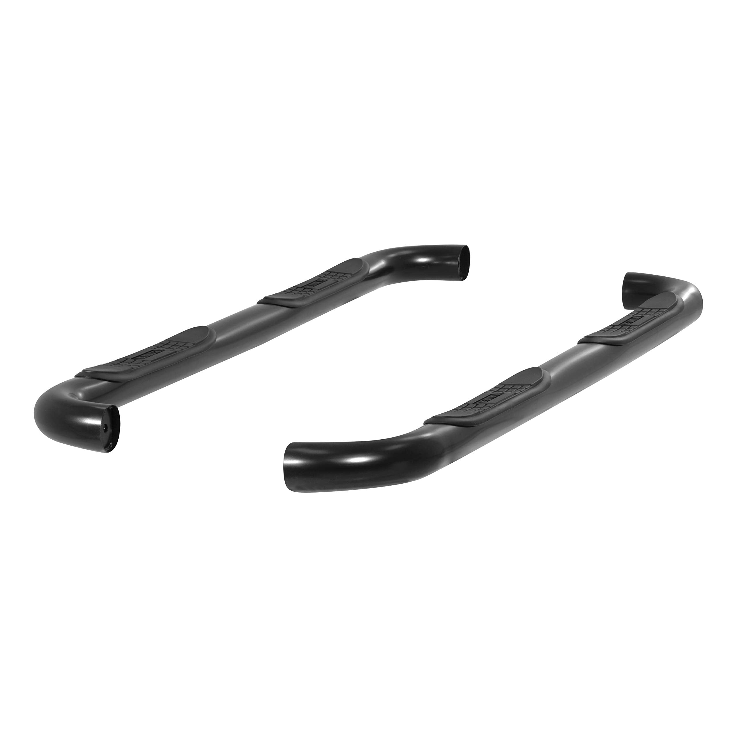 3-Inch Round Black Steel ARIES Nerf Bars, No-Drill, Fits Select Toyota 4Runner