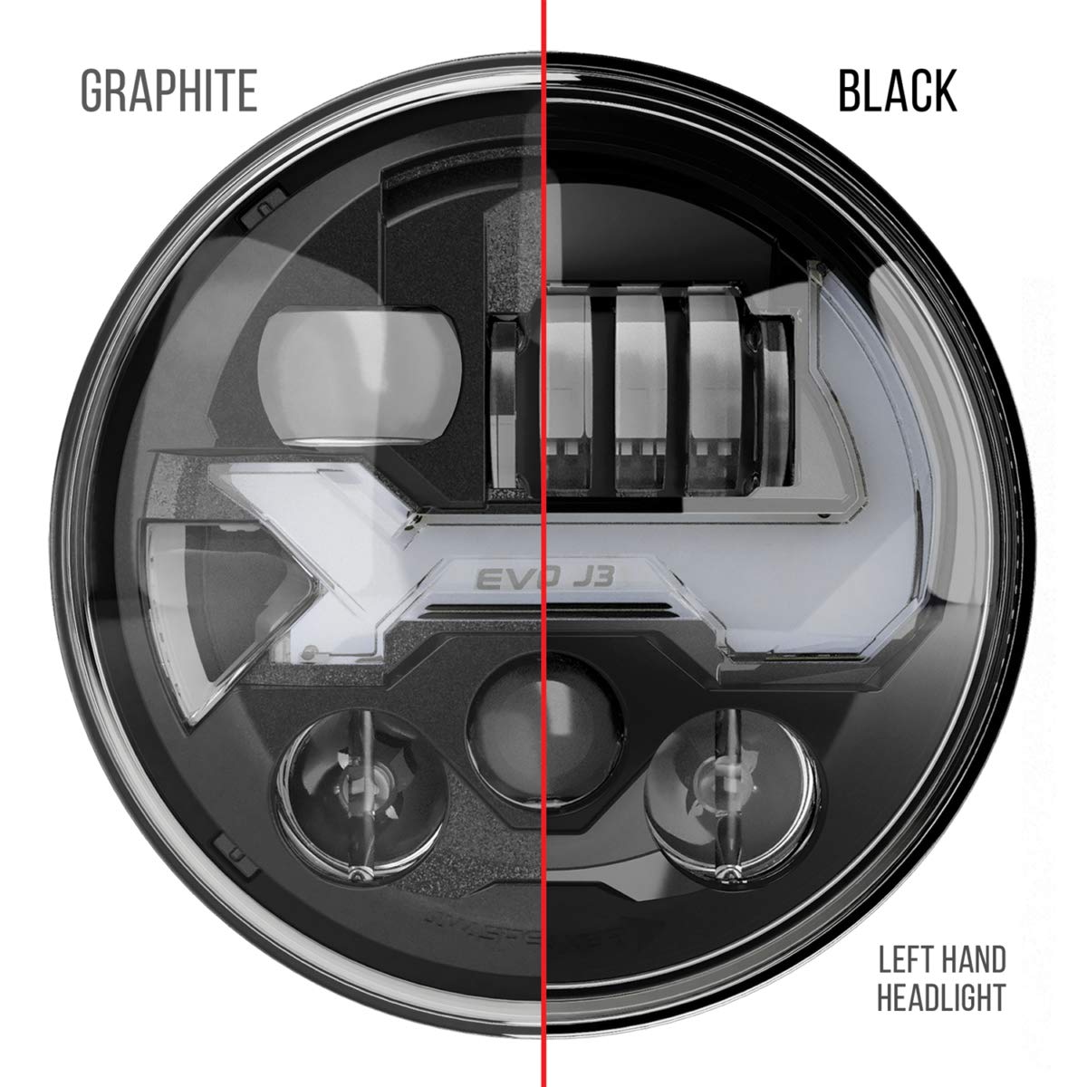 Jeep LED Headlights J.W. SPEAKER Model Evolution J3