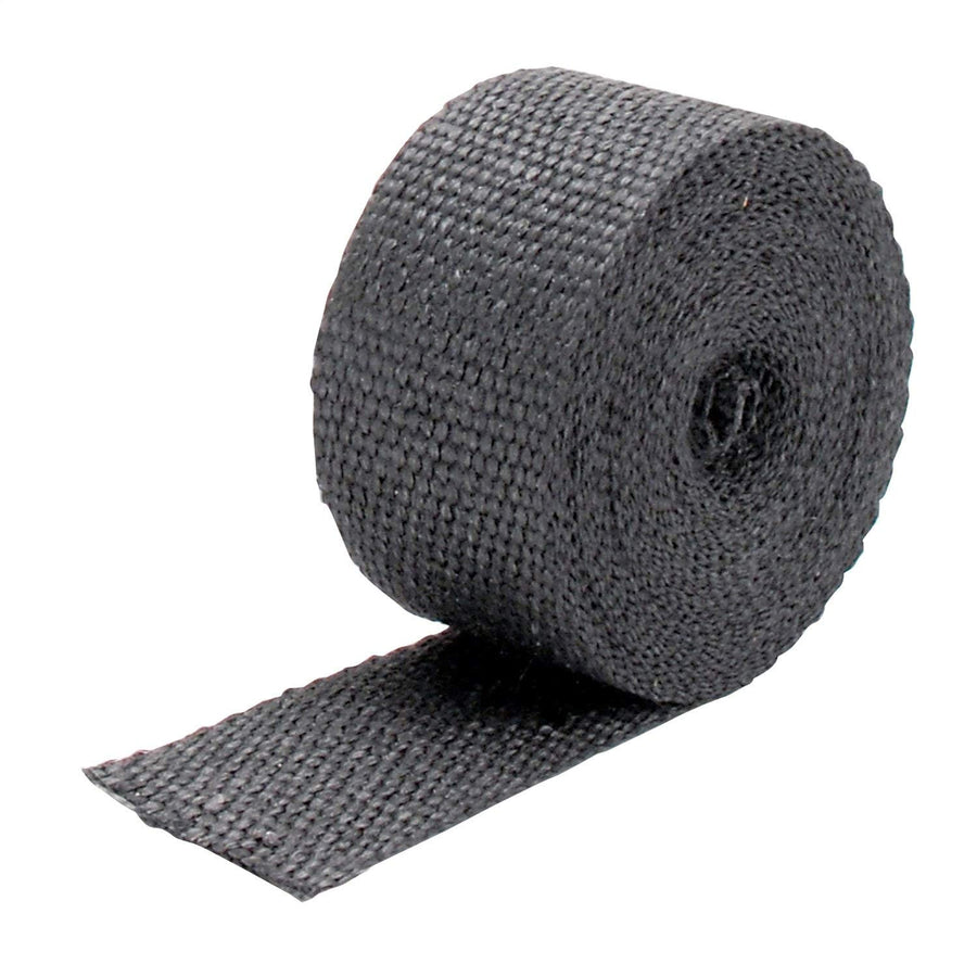 2" x 25' Black Design Engineering Glass Fiber Exhaust Heat Wrap - Heat Wrap for Exhaust Pipes, Pliable Exhaust Wrap Tape, Withstands 1800°F Direct Heat & 2500°F Intermittent Heat