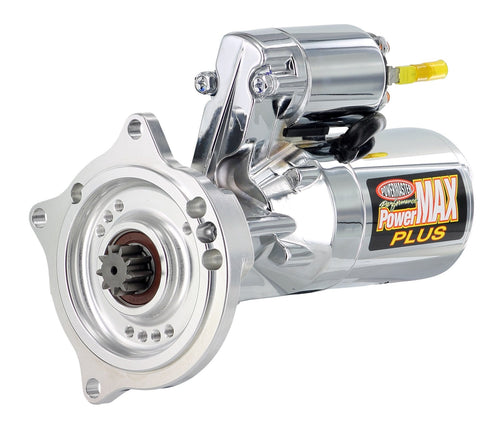 Str PowerMAX Plus Powermaster Ford [BB] FE w/Billet blk 3 Ear MTG 1963 1/2, 1965 & UP 184T Flyw 14:1 Chrome