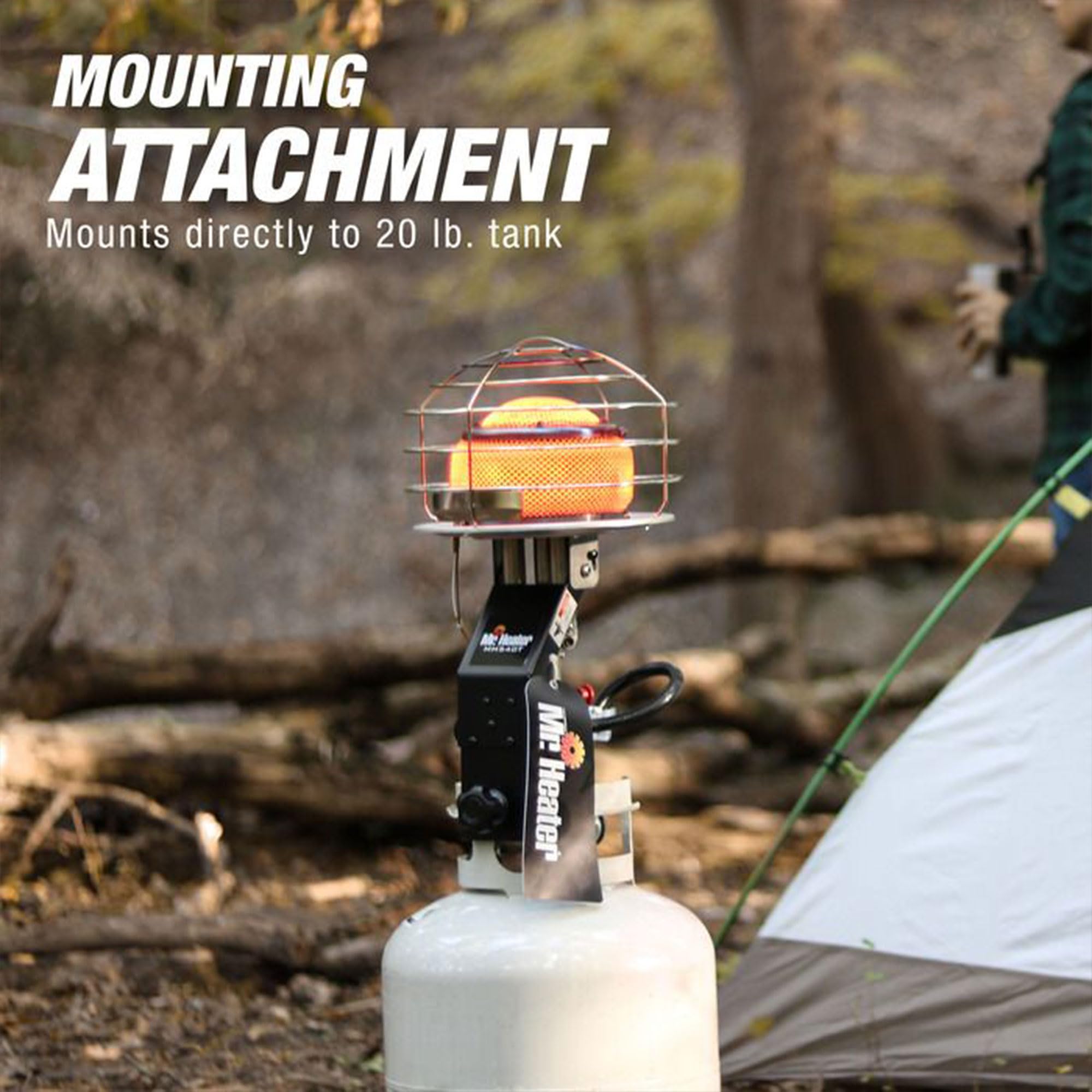 540-Degree Original 45,000 BTU Tank Top Radiant Propane Heater