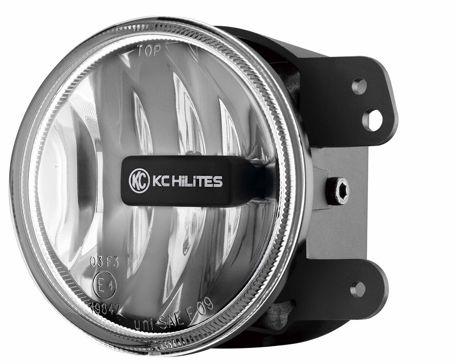 KC HiLiTES Gravity G4 1497 Amber LED Fog Light (SAE/ECE), clear (single)
