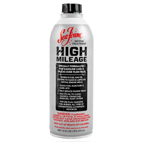 High Mileage Sea Foam Motor Treatment Gas & Oil Additive, HM16, 16 oz
