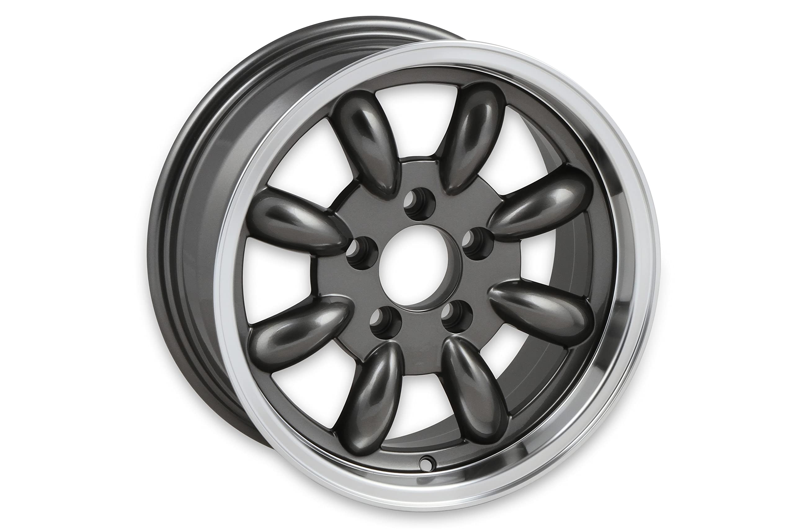 T/A Legendary Wheels 8-Spoke - 17 x 8 in. - 5 x 4.5-4.75 bs - Charcoal